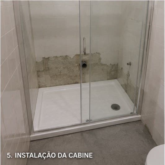 Instalação da cabine